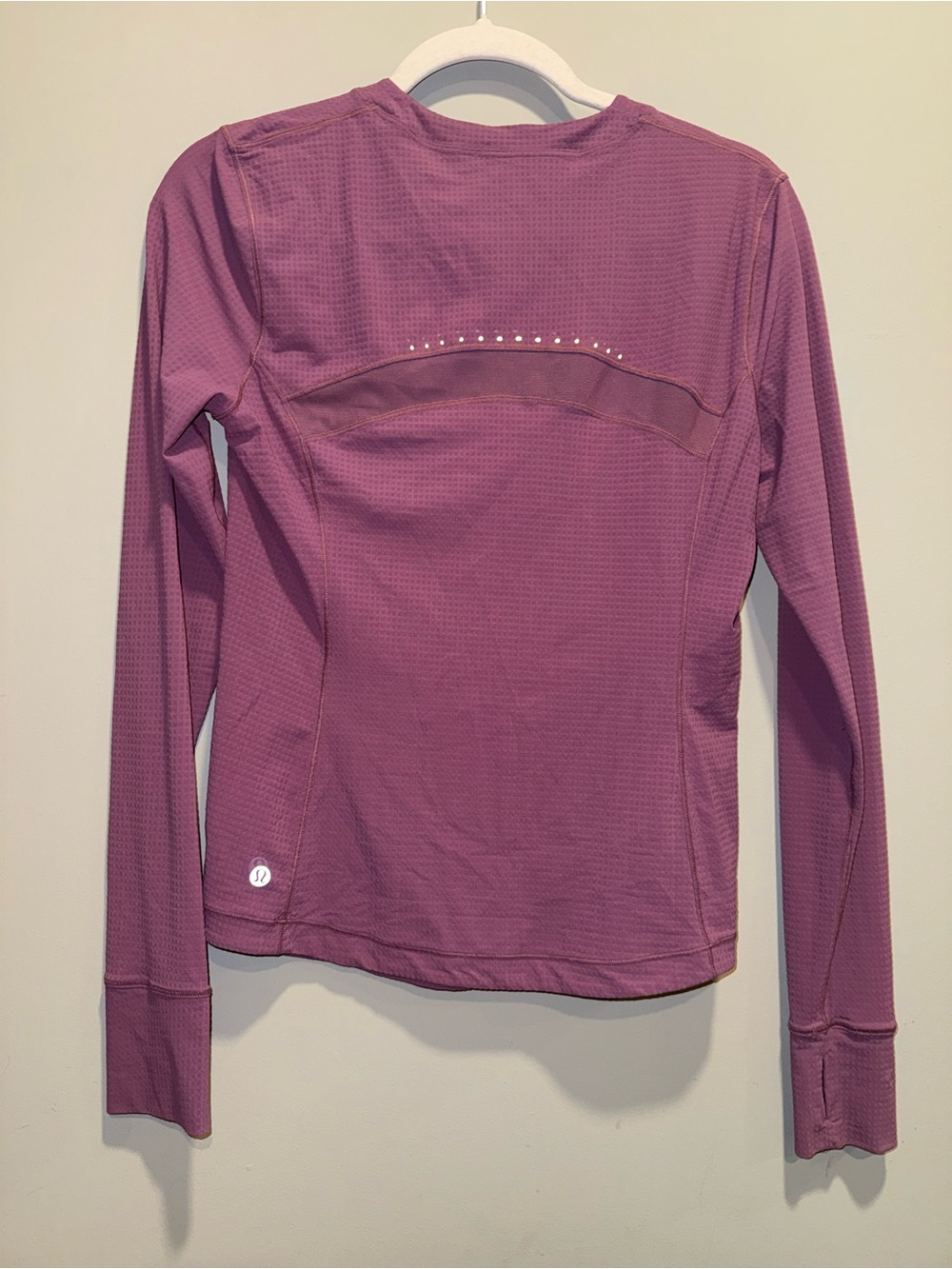 lululemon athletica Long-Sleeve Waffle Crew in Dusty Rose - Picture 3 of 5